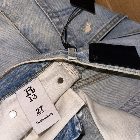 Brand New - R13 Asymmetrical Denim Skirts - Picture 9 of 12